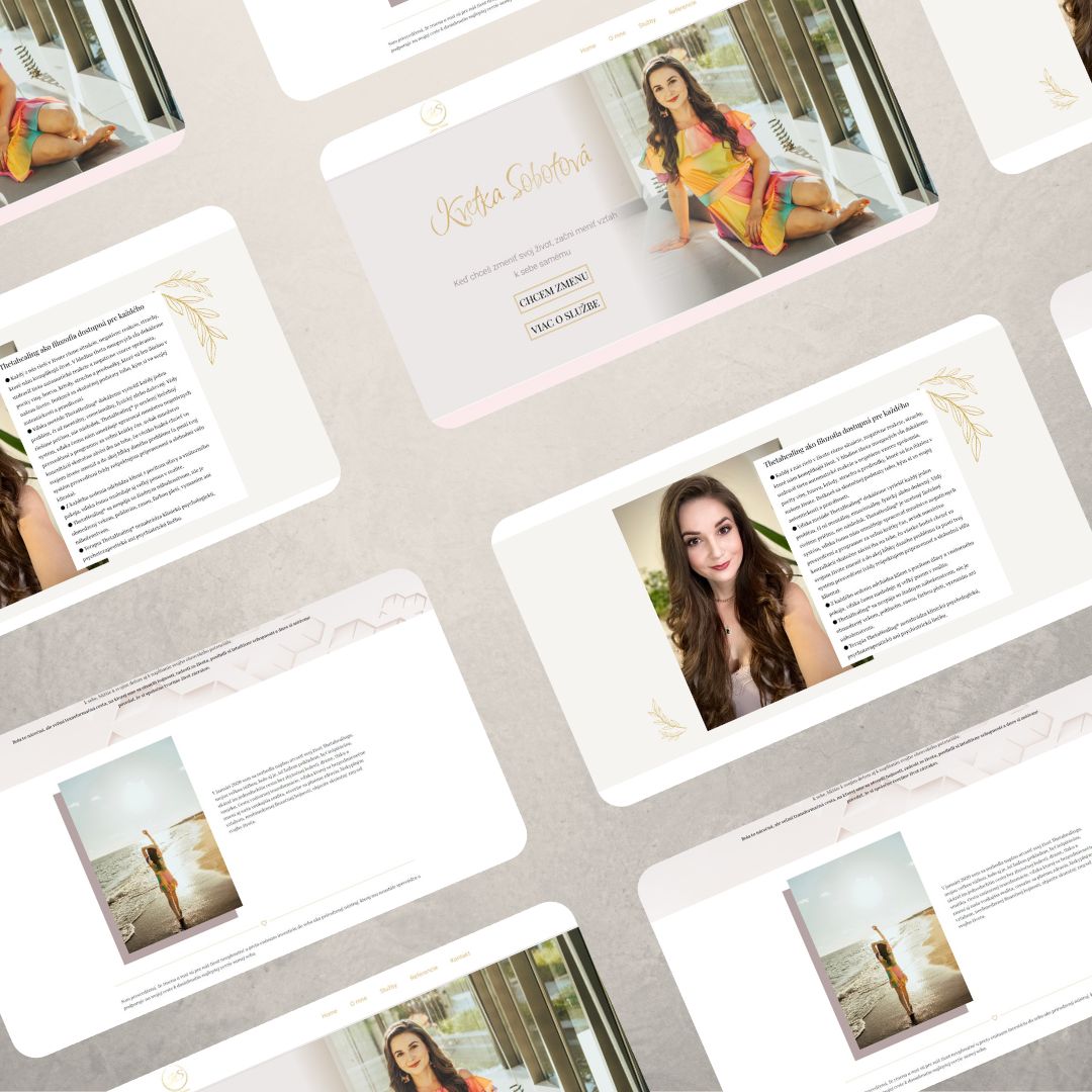 Monika Nemcová website preview